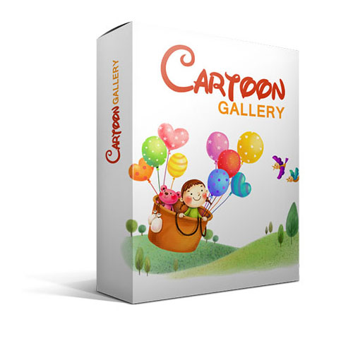 Cartoon Gallery فایل های لایه باز کارتونی